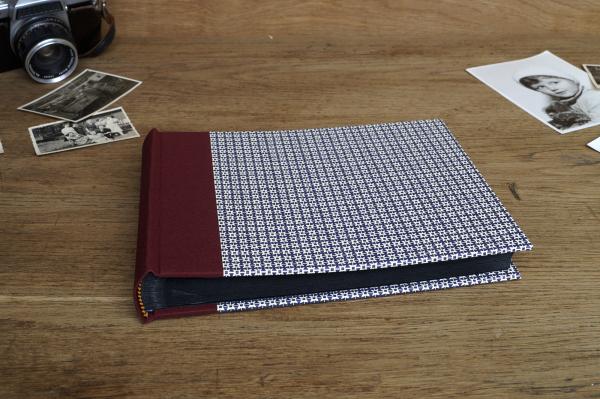 Beautiful photo album Basti with black pages